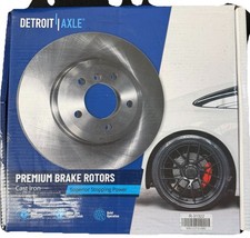 Detroit Axle R-31322 Premium Brake Rotors Front/Rear 2-Piece Set Cast Iron NEW