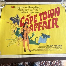 1967 The Cape Town Affair Original Movie Poster Jacqueline Bisset James Brolin