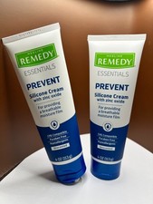 Remedy Prevent silicone cream ointment, 2 pack, Unscented, 4 oz each. New sealed