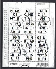 Nederland Netherlands V 2623-2634 blok sheet used Lees mee 2009