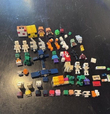 Lego Minecraft Minifigure Lot- Includes 50+ Minecraft Minifigures
