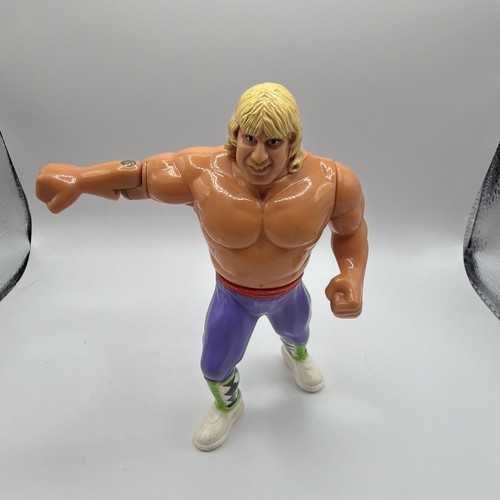 Hasbro WWF Owen Hart Action Figure 1991 Purple Vin...