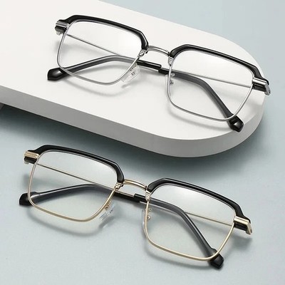 Lesebrille Titanrahmen Halbrahmen | Blaulichtfilter & Blendschutz +1.0 bis +4.0