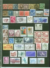 Schweden, kleines Lot von 60 Marken, gestempelt