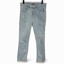 Citizens of Humanity Light Wash Drew Fray High Rise Crop Flare- Size 29
