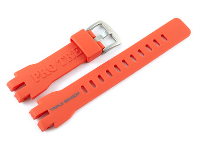 Uhrenband Casio f. PRW-3000, PRW-3000-4, Kunststoff, orange - Original Casio Ers