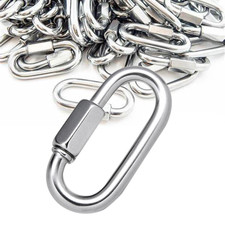 20pcs - M3.5 Heavy-duty Chain Hooks1.46inch Quick Link 304 Stainless 20pcs - M3.5 Heavy-duty Chain Hooks1.46inch Quick Link 304 Stainless