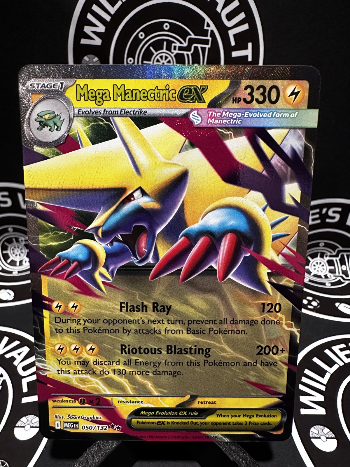 Mega Manectric ex 050/132 Me01: Mega Evolution Holo