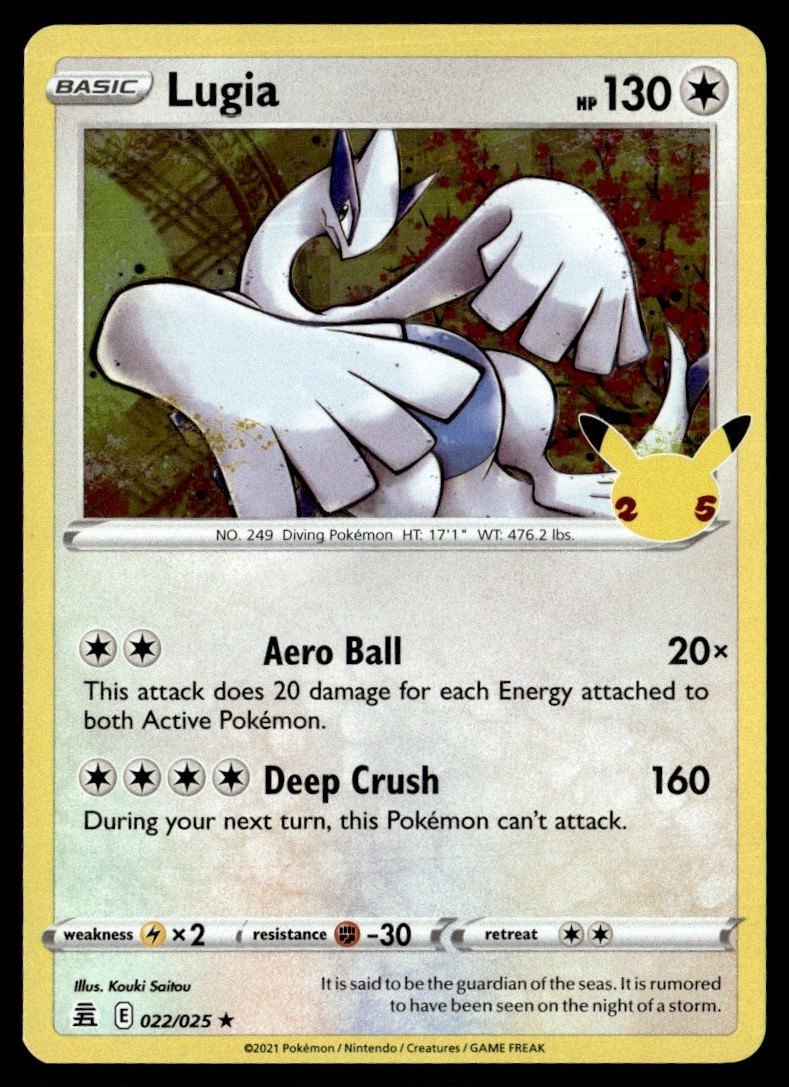 2021 Sword & Shield - Celebrations Lugia Basic/Rare #22