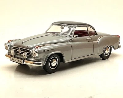 Revell 08989 Borgward Isabella Coupé Sportwagen in silber schwarz , 1:18, D062 - Bild 1 von 4