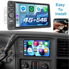 Android 15 Apple Carplay Car Stereo Radio Navi For Chevy Silverado 2003-2007 Android 15 Apple Carplay Car Stereo Radio Navi For Chevy Silverado 2003-2007