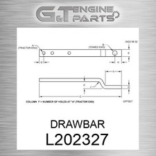 L202327 Drawbar Fits John Deere (surplus Open Box)