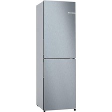 Bosch Series 2 255 L 50/50 Freestanding Fridge Freezer Stainless Steel