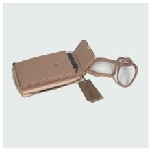 Gift Company Phone & Purse Bag Shoulder Mini Handbag Tan Brown Faux Leather £30