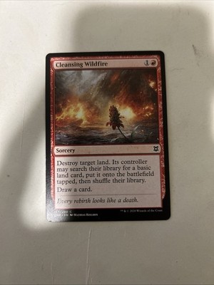 Cleansing Wildfire (137)   Zendikar Rising ZNR   MTG Magic the Gathering