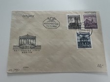 DDR FDC 1955 Deutsche Bauwerke 3 Werte Nationalgalerie Berlin Ersttagsbrief