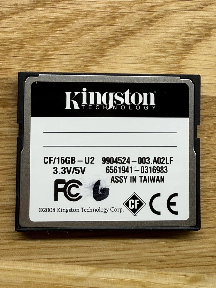 Kingston Ultimate 16 GB 266x CompactFlash Memory Card (CF/16GB-U2) - Image 2 of 2