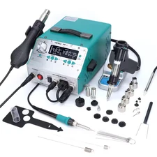 YIHUA 948-II 4-in-1 Rework Station Hot Air  Soldering Iron Desoldering Tool Kit