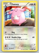 2012 POKEMON DARK EXPLORERS CHANSEY 80/108 C NM A105717 FREE S&H on eBay