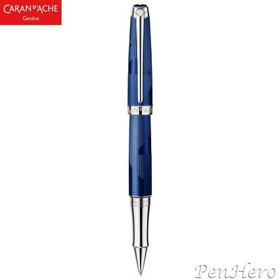 Caran d'Ache Leman Bleu Marin Rollerball Pen 4779.169