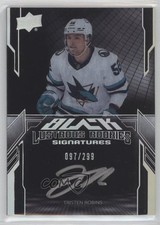 2023-24 SPx UD Black Lustrous Rookie Signatures 97/299 Tristen Robins Auto 1p1a