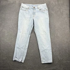 RB Denim Jeans Men 36x32 (33x28) Light Wash Bootcut Blue Stretch Denim