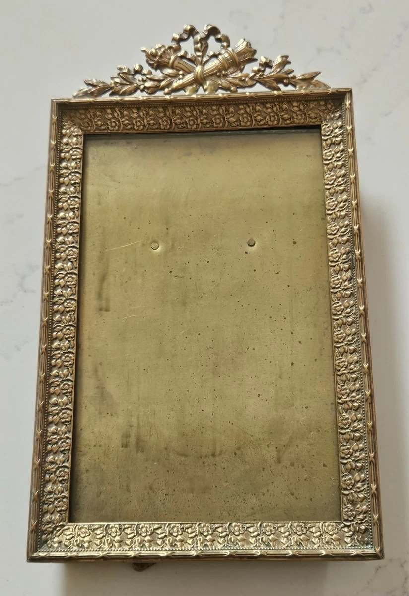 Paire De Cadre Photo - Bronze Art Nouveau