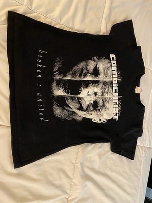 Combichrist Shirt  Goth Industrial Band Girl's Medium 15x20 In