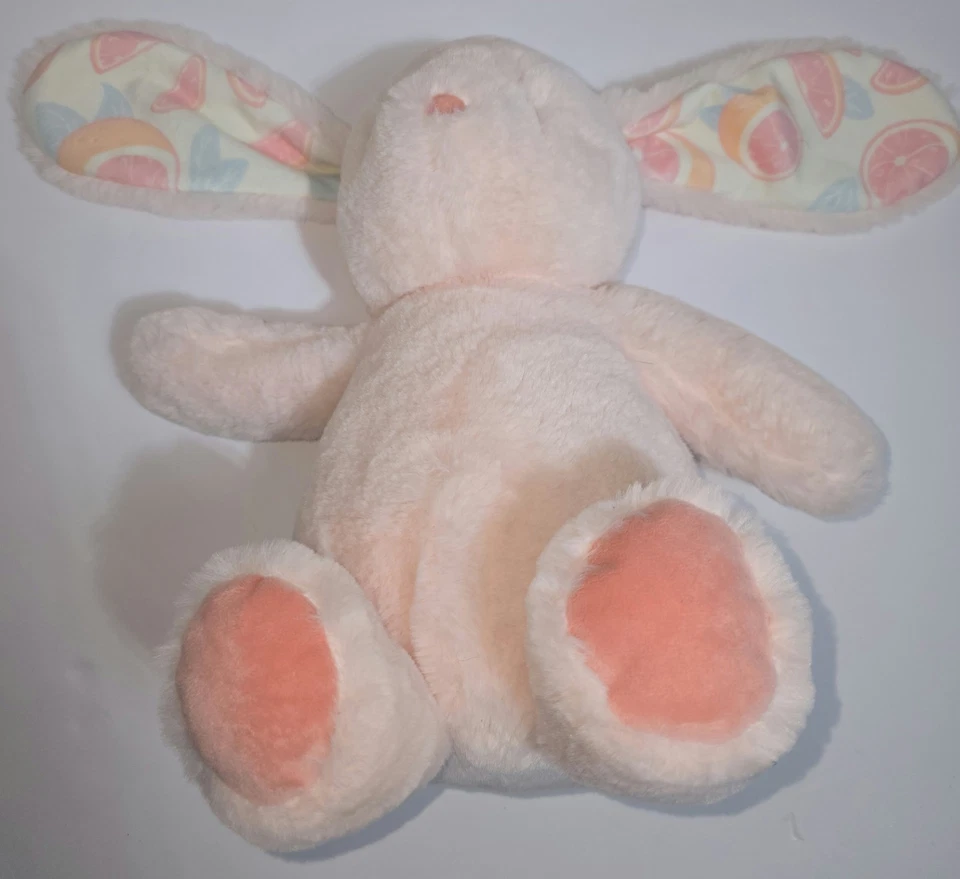 Ebba Peach Bunny Rabbit Peluche Abrazadores Bebé Juguete Suave Lovey Muñeca Aurora 13 Cítricos Foto 3 de 4