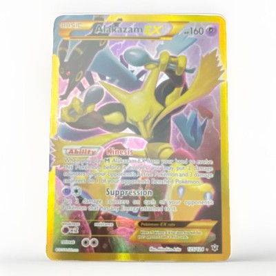 Pokémon Alakazam EX Ultra Rare 125/124 Fates Collide Holo Psychic