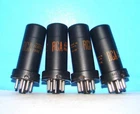 6AG7 RCA AA5 radio audio metal amplifier vintage vacuum 4 tubes valves tested