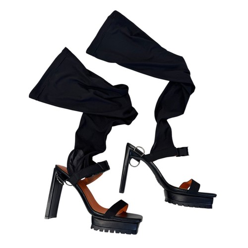 Sugar Thrillz Dolls Kill Mesh Overknee Plateau Heels Sandalen Größe 8 NEU - Bild 3 von 12