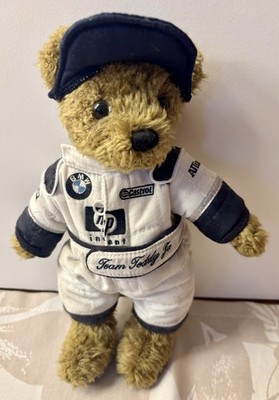 F1 Williams BMW Team Teddy Teddybär Vintage Formel 1 Team 25 cm