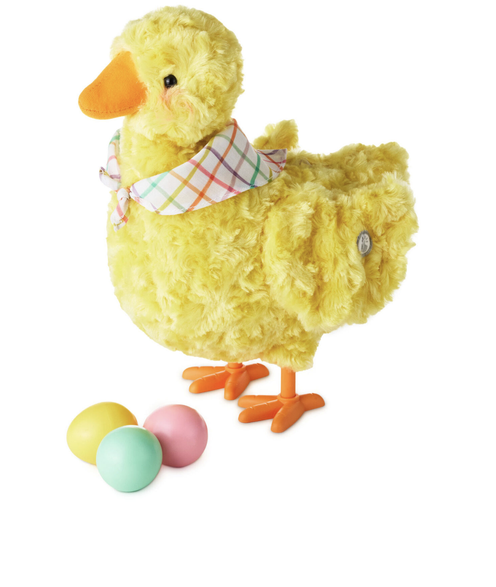 Hallmark Easter Egg-Laying Duck Singing Plush New with Tag