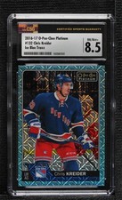 2016-17 O-Pee-Chee Platinum Ice Blue Traxx Chris Kreider #132 CSG 8.5 0c6