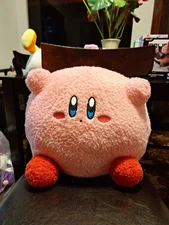 Kirby Of The Stars 13.7" Fluffy Plush Manpuku Round1 