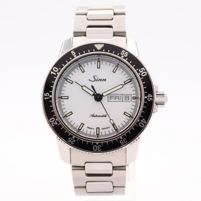 41mm Sinn 104.012 104 St Sa I W Men's Automatic Wristwatch SW220-1 Germany Steel