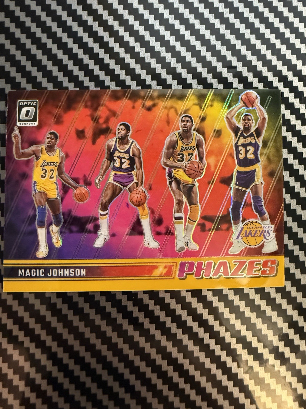 2023-24 Panini Donruss Optic Magic Johnson Phazes Gold 1/10 #24 SSP
