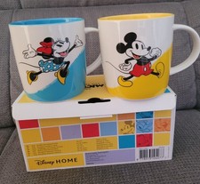 Lot De 2 Tasses Mugs Mickey And Friends Disney Home Neuf En Boîte 