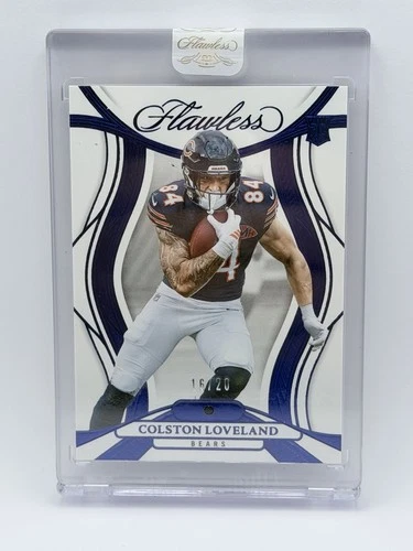 2025 Panini Flawless Football Sapphire Colston Loveland #82