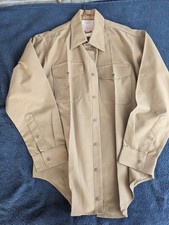 Vintage USMC long sleeve khaki shirt 16 1/2 - 32 made in the USA by Creighton