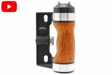 Near MINT Asahi Pentax Wood Hot Shoe Hand Grip for 6x7 67 67II From JAPAN