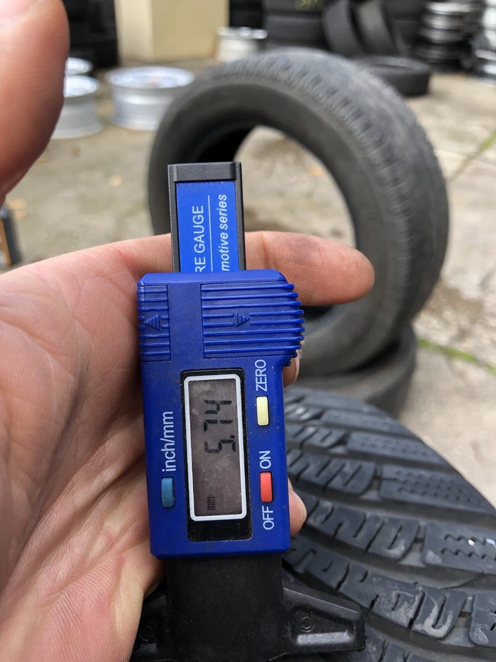 ✅2x 195/55R16 M+S Winterreifen HANKOOK 5,5mm! Schnee ❄️Symbol und Felgenschutz - Bild 2 von 4