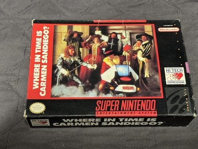 Where in time is Carmen Sandiego?  Box Only * Super Nintendo Original box