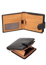 Lavalen Portafoglio Uomo Pelle Vera - Portamonete Uomo Elegante con Blocco RFID 