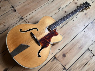 1959 Hofner President akustische Archtop-Gitarre blond