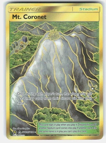 MT. CORONET SV89/SV94 SECRET RARE HIDDEN FATES SHINY VAULT POKEMON NEAR MINT
