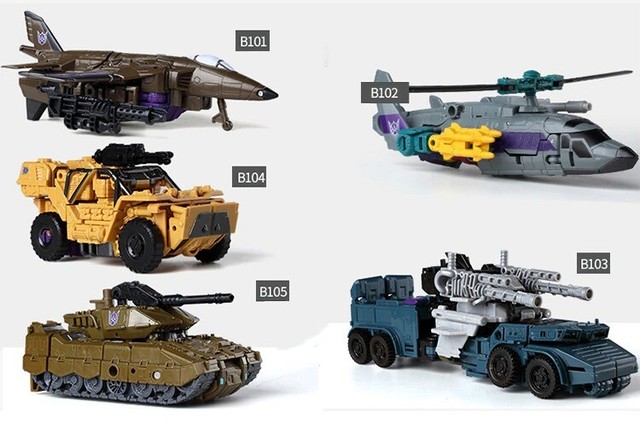 6 in 1 Bruticus Transformer Toy Model Action Figure Decepticon Tank Helicopter for sale online
