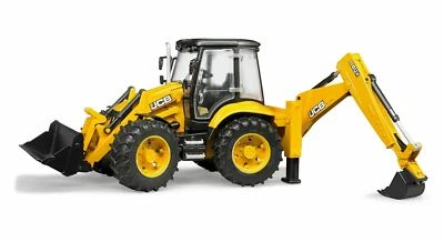 Bruder 02454 JCB 5CX eco Baggerlader Traktor Radlader Baufahrzeug Baustelle