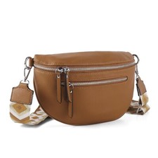 Fashion Leather Crossbody Small Sling Bags Fanny Pack Crossbody Bags Purses G...